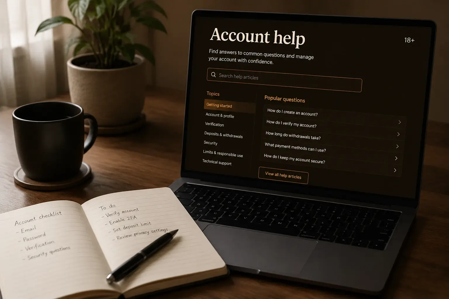 Access from Desktop and Mobile